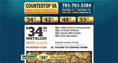 Desktop Screenshot of countertopva.com